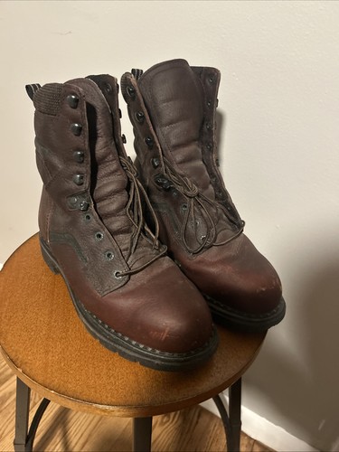 Red wing work boots - red, mens